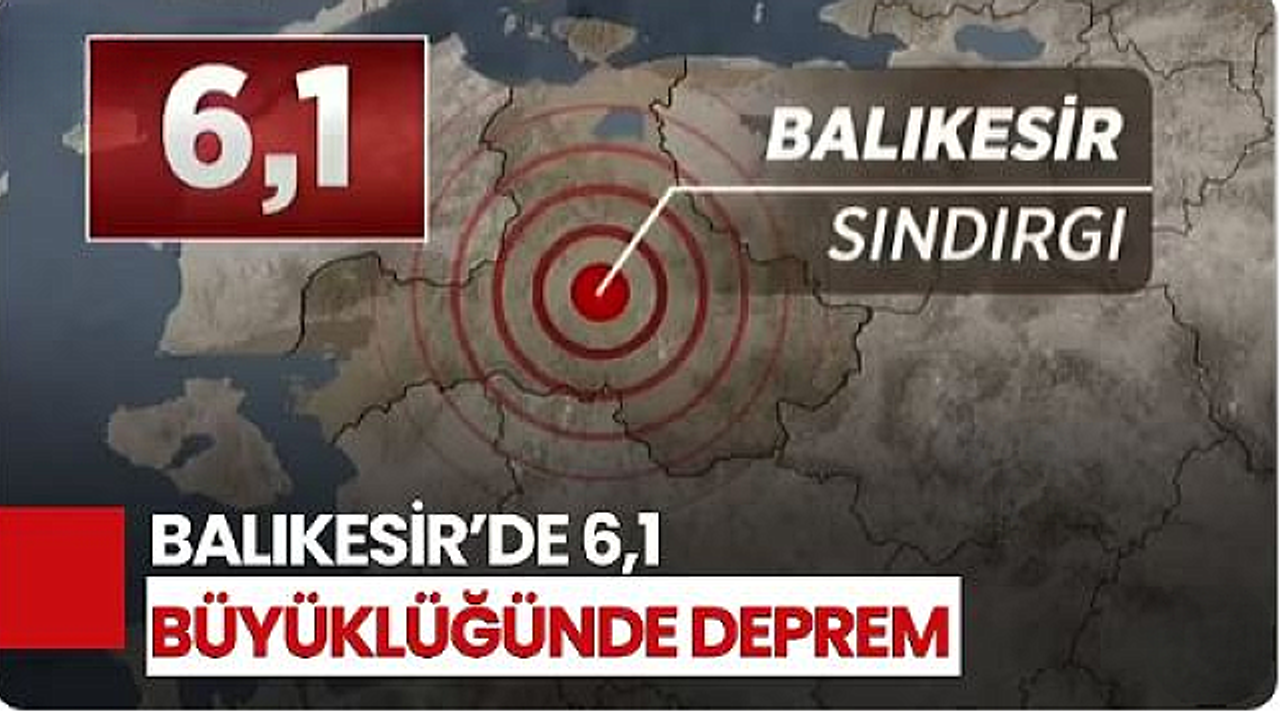 Balıkesir’de Deprem Sonrası Okullar Tatil Edildi