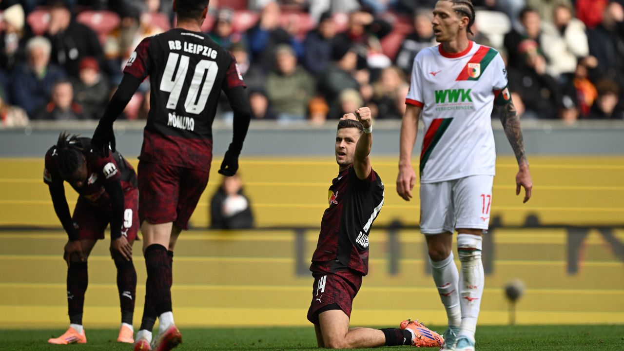 RB Leipzig’den Bundesliga’da Tarihi Fark: Augsburg’u 6-0’la Geçti!