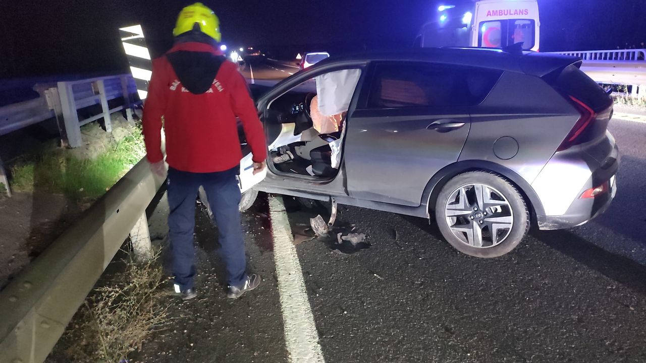 Balıkesir Havran Yolunda Trafik Kazası: Otomobil ile Motosiklet Çarpıştı