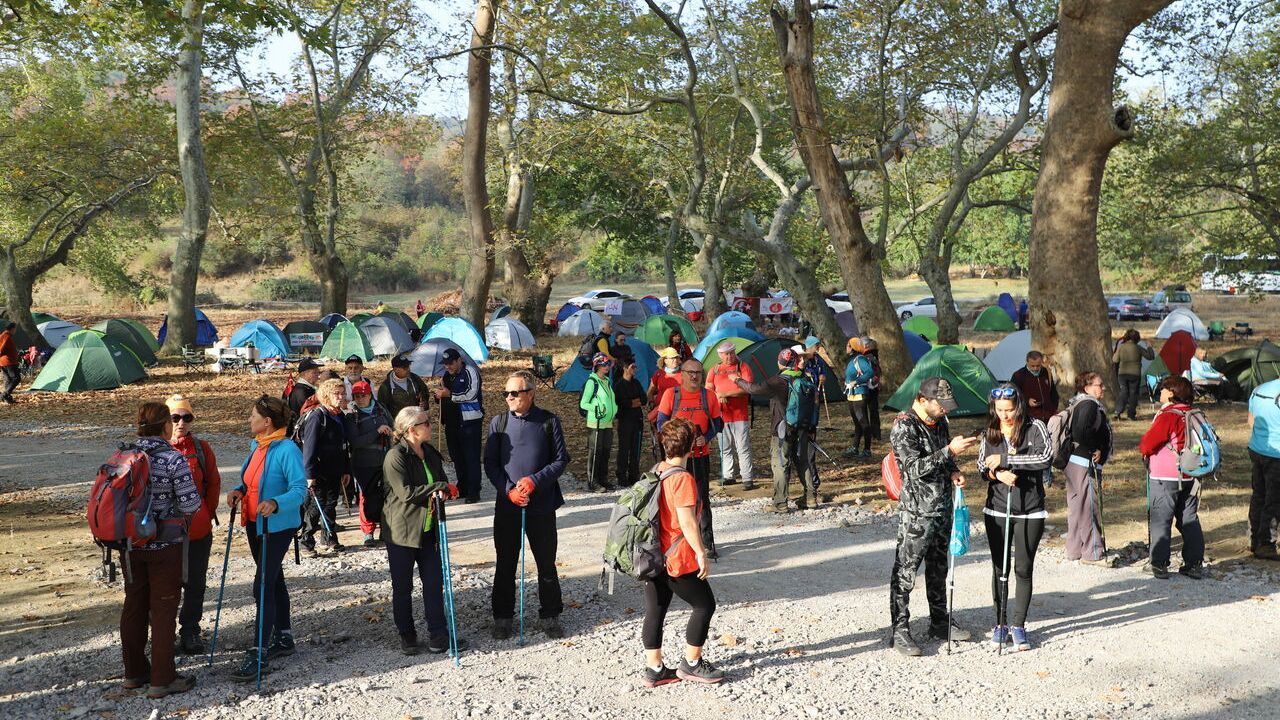 Balıkesir'deki 276 kilometrelik Artemea parkurlarında doğa yürüyüşü festivali başladı
