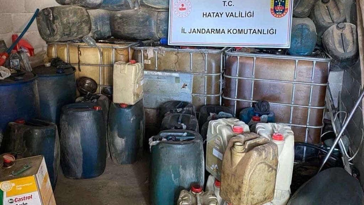 12 bin litre kaçak akaryakıt ele geçirildi!