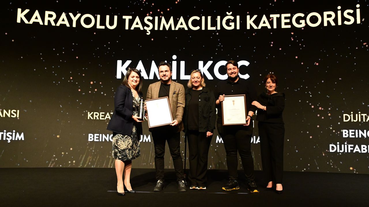 Kamil Koç karayolu taşımacılığında yılın en itibarlı markası seçildi