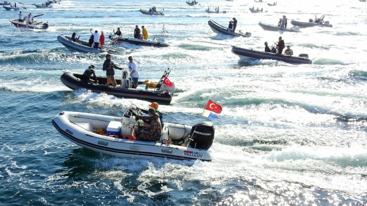 Zıpkınla Balık Avı Avrupa-Afrika Şampiyonası'nda ilk gün yarışmaları sona erdi