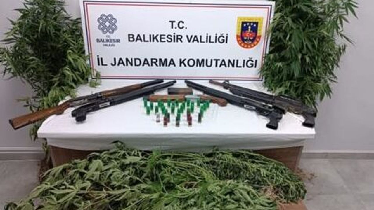 Balıkesir'de kaçakçılık ve uyuşturucu operasyonu