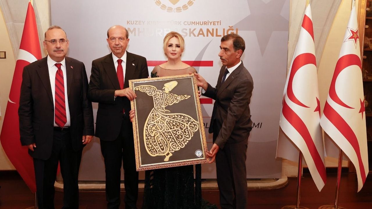 KKTC Cumhurbaşkanı Tatar, 20 Temmuz Barış ve Özgürlük Bayramı dolayısıyla resepsiyon verdi