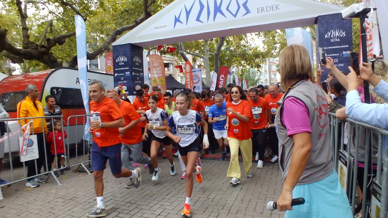 5. Kyzikos Uluslararası Ultra Maratonu'na 1025 sporcu katıldı