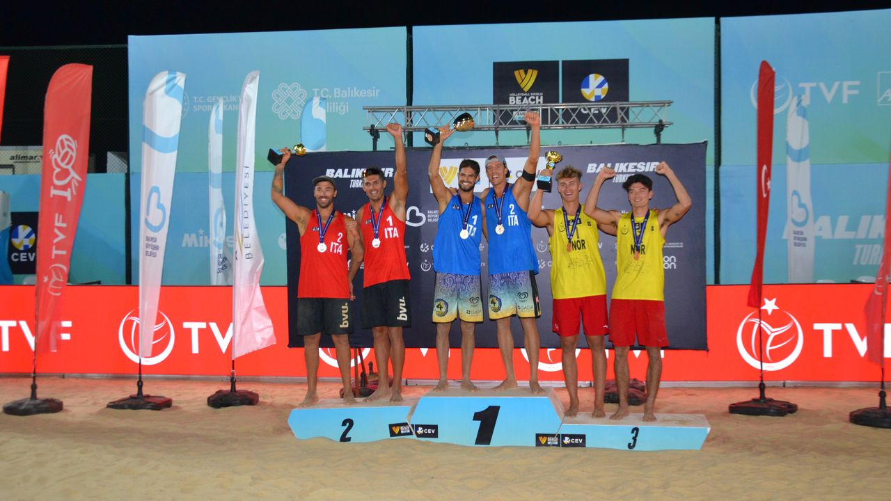 Plaj voleybolunda 2024 VW Beach Pro Tour Futures Balıkesir Etabı sona erdi