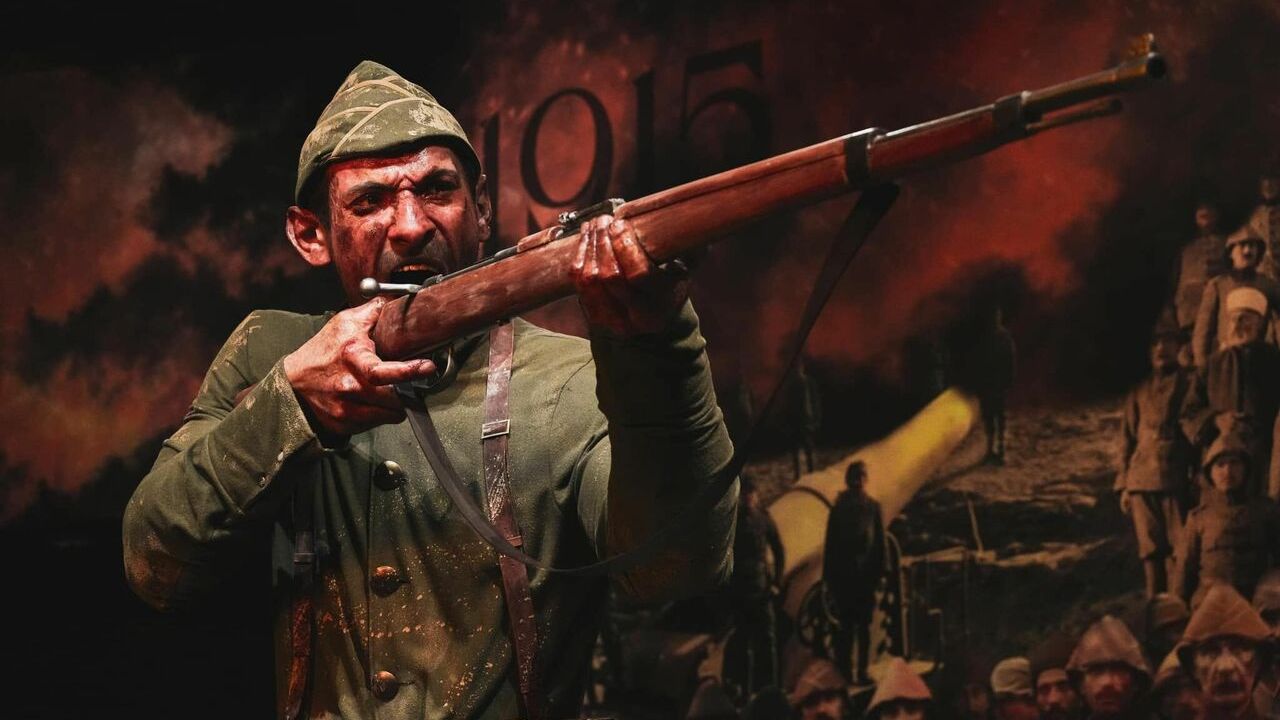 Bu heykel Mehmetçik'in cesaretinin simgesi