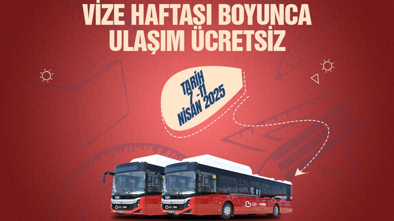 Vize haftasında BTT'den öğrencilere ücretsiz taşıma