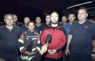 Ferit Gündoğdu Yangın Bölgesinde Gece Boyu Nöbetteydi