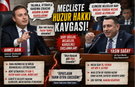 Ahmet Akın ile Yasin Sağay karşı karşıya! Meclis'te huzur hakkı kavgası