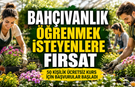 BAÇEM’de Uygulamalı Bahçıvanlık Kursu İçin Başvurular Başladı