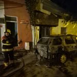 Bigadiç’te Felaketin Eşiğinden Dönüldü! Evin Önündeki Araç Alevlere Teslim Oldu