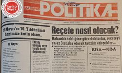 19 Mayıs 1989 Cuma: Reçete nasıl olacak