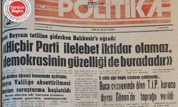 9 Mayıs 1989 Salı: Hiçbir parti ilelebet iktidar olamaz