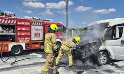 Yol Ortasında Alev Topuna Döndü! Balıkesir-Bursa Yolu Trafiğe Kapandı