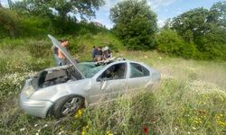 Balıkesir-Balya Yolunda Korkutan Kaza! Araçtaki Yaralı Son Anda Kurtarıldı