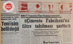 1 Temmuz 1989 Cumartesi: Çimento fabrikasına filtre takılması şart