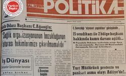 16 Haziran 1989 Cuma: Sağlık organizasyonu bozukluğunun faturası doktorlara çıkarılmasın