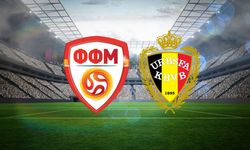 Kuzey Makedonya - Belçika Maçının İlk 11'leri Belli Oldu!