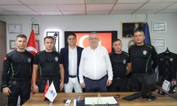 Başkan Ertaş’tan Zabıta Ekibine Yangın Teşekkürü ve “Zabit”e Sevgi Ziyareti