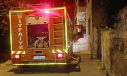 Burhaniye'de Korkutan Yangın! Ev Alevlere Teslim Oldu!