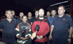 Ferit Gündoğdu Yangın Bölgesinde Gece Boyu Nöbetteydi