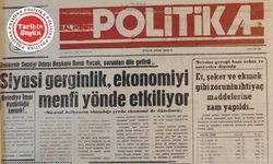 5 Temmuz 1989 Çarşamba: Siyasi gerginlik ekonomiyi menfi yönde etkiliyor