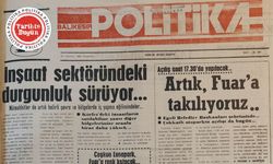 20 Temmuz 1989 Perşembe: İnşaat sektöründeki durgunluk sürüyor