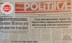 21 Temmuz 1989 Cuma: Siyasi istikrar sağlanmadan ekonominin düzelmeyeceği anlaşıldı