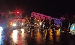 Kocaeli'de Feci Kaza! Kamyonet Yoldan Çıkıp Savruldu!