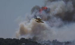 Çanakkale'de Orman Yangını! Alevler Yerleşim Yerlerine Çok Yakın!