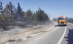 Kırklareli Yanıyor! Lüleburgaz'da Çıkan Yangın Ağaçlık Alana Sıçradı! Otoyol Trafiğe Kapandı!