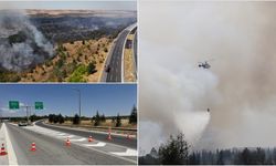 Kırklareli'nde Orman Yangını Paniği! Avrupa Otoyolu Trafiğe Kapatıldı