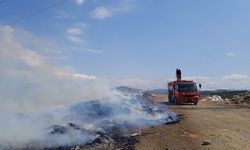 Edremit'te Çöplük Yangını Paniği! Alevlere Anında Müdahale Edildi