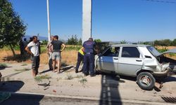 Balıkesir Sındırgı'da Feci Kaza! 1 Kişi Yaralandı!