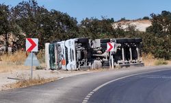 Balıkesir'de Felaketin Eşiğinden Dönüldü! Amonyum Nitrat Yüklü Tanker Devrildi: Sürücü Yaralandı
