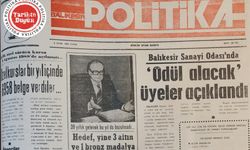 6 Ekim 1989 Cuma: Ödül alacak sanayiciler açıklandı