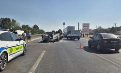 Susurluk’ta Korkunç Kaza: Araç Takla Attı, 2 Yaralı