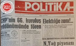 11 Eylül 1989 Pazartesi: CHP’nin 66. Yıldönümünde tören
