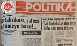 13 Eylül 1989 Çarşamba: Süt fabrikası şalteri indirmeye hazır