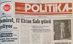 14 Ekim 1989 Cumartesi: Demirel 17 Ekim Salı günü geliyor