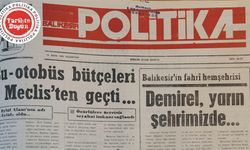 16 Ekim 1989 Pazartesi: Su otobüs bütçeleri meclisten geçti.