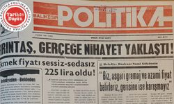 3 Kasım 1989Cuma:Fırıntaş gerçeğe nihayet yaklaştı