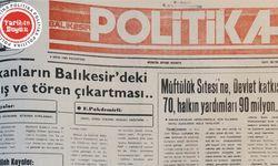 9 Ekim 1989 Pazartesi: Bakanların Balıkesir’deki açılış ve tören çıkarması