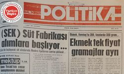 11 Ekim 1989 Çarşamba: SEK Süt alımlara başlıyor