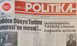 12 Ekim 1989 Perşembe: Validen Dünya Turizm Kongresine mesaj