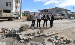 Burhaniye’de Pazarbaşı Caddesi Yeniden Düzenlenerek Hizmete Açıldı