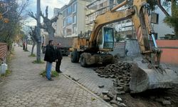 Bigadiç’te Sokak Güzelleştirme Çalışmaları Başladı: İnönü Caddesi Yenileniyor