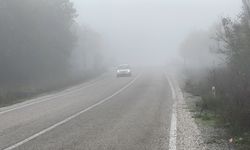 Kazdağları’nda Yoğun Sis! Görüş Mesafesi 40 Metreye Düştü